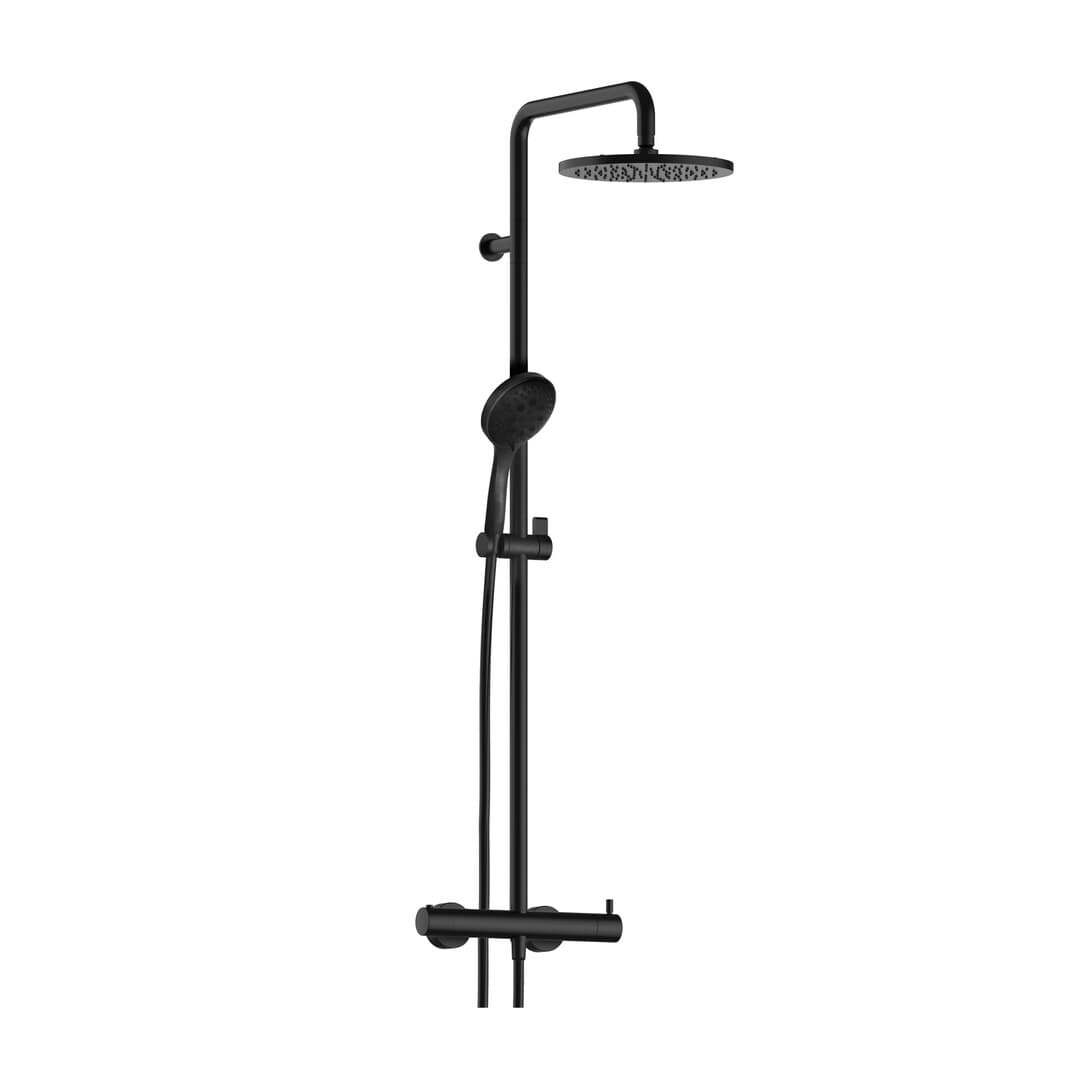 Fantini Nostromo Small – Σετ Ντους – Matt Black (5013E829)