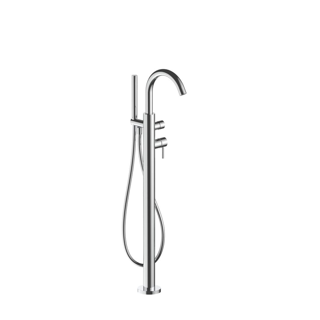 Fantini Nostromo – Μπαταρία Λουτρού Δαπέδου – Chrome (5002E880B)