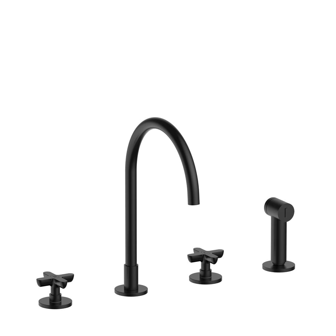 Fantini Icona Classic – Μπαταρία Κουζίνας – Matt Black (5313R051)
