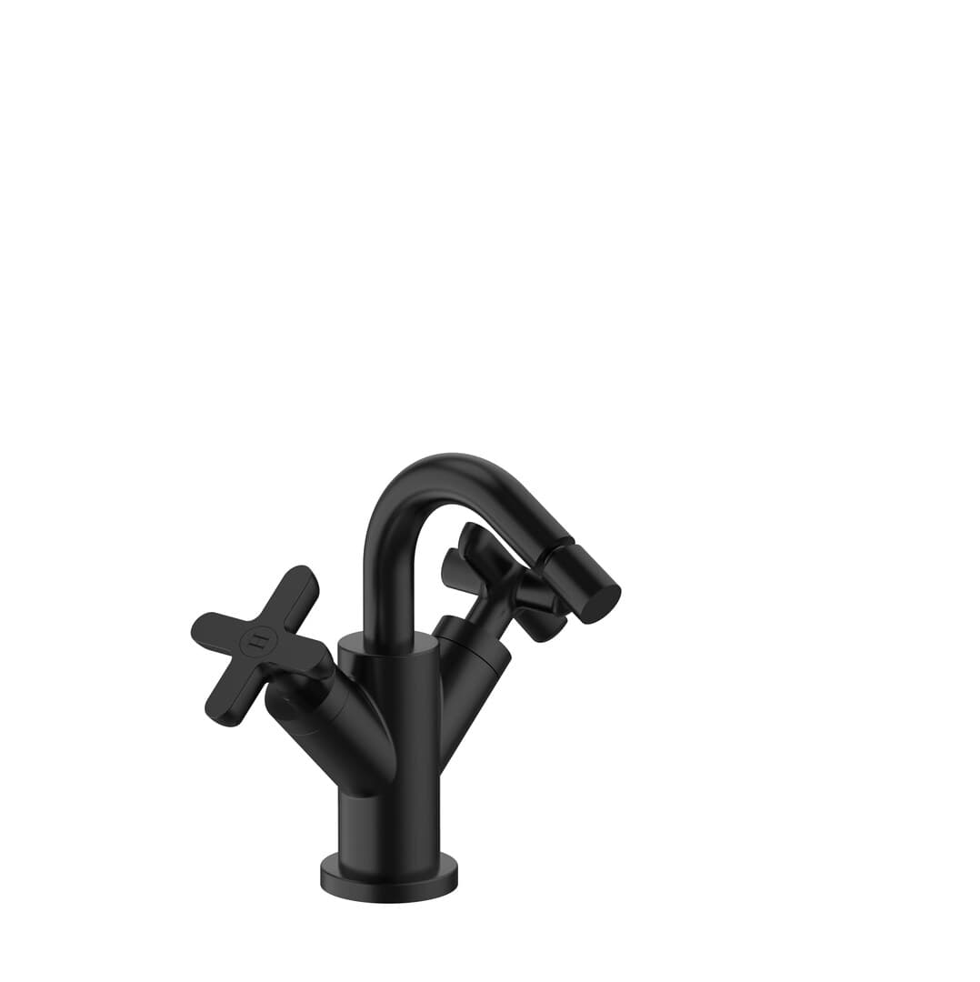 Fantini Icona Classic – Μπαταρία Μπιντέ – Matt Black (5313R062F)
