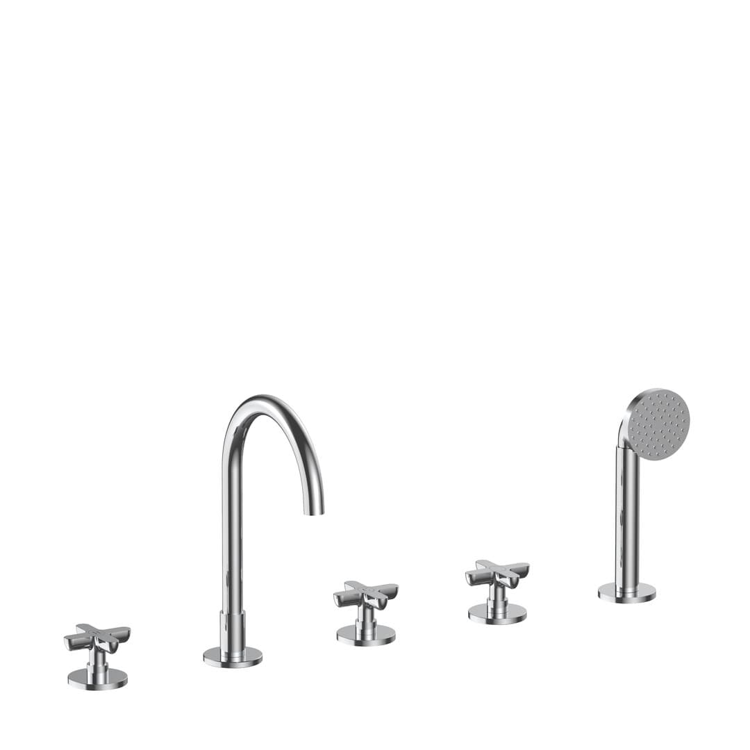 Fantini Icona Classic – Μπαταρία Λουτρού Πάγκου – Chrome (5302R065)