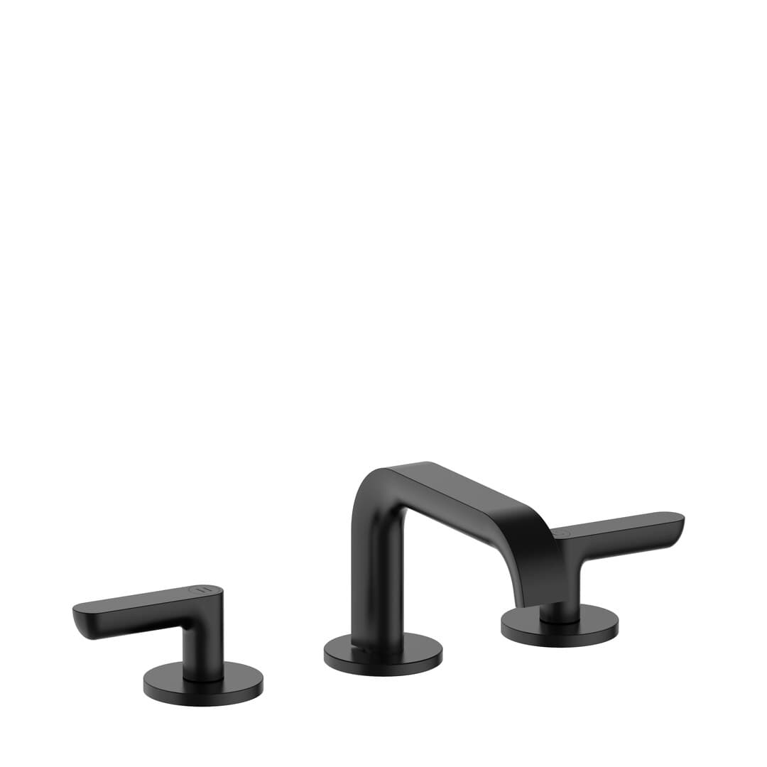 Fantini Icona Deco – Μπαταρία Νιπτήρα – Matt Black (5313R104W)