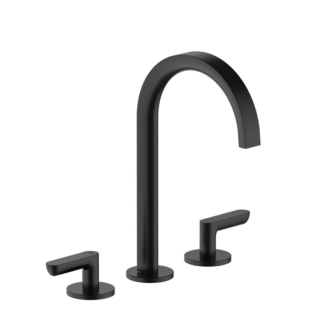 Fantini Icona Deco – Μπαταρία Νιπτήρα – Matt Black (5313R107W)