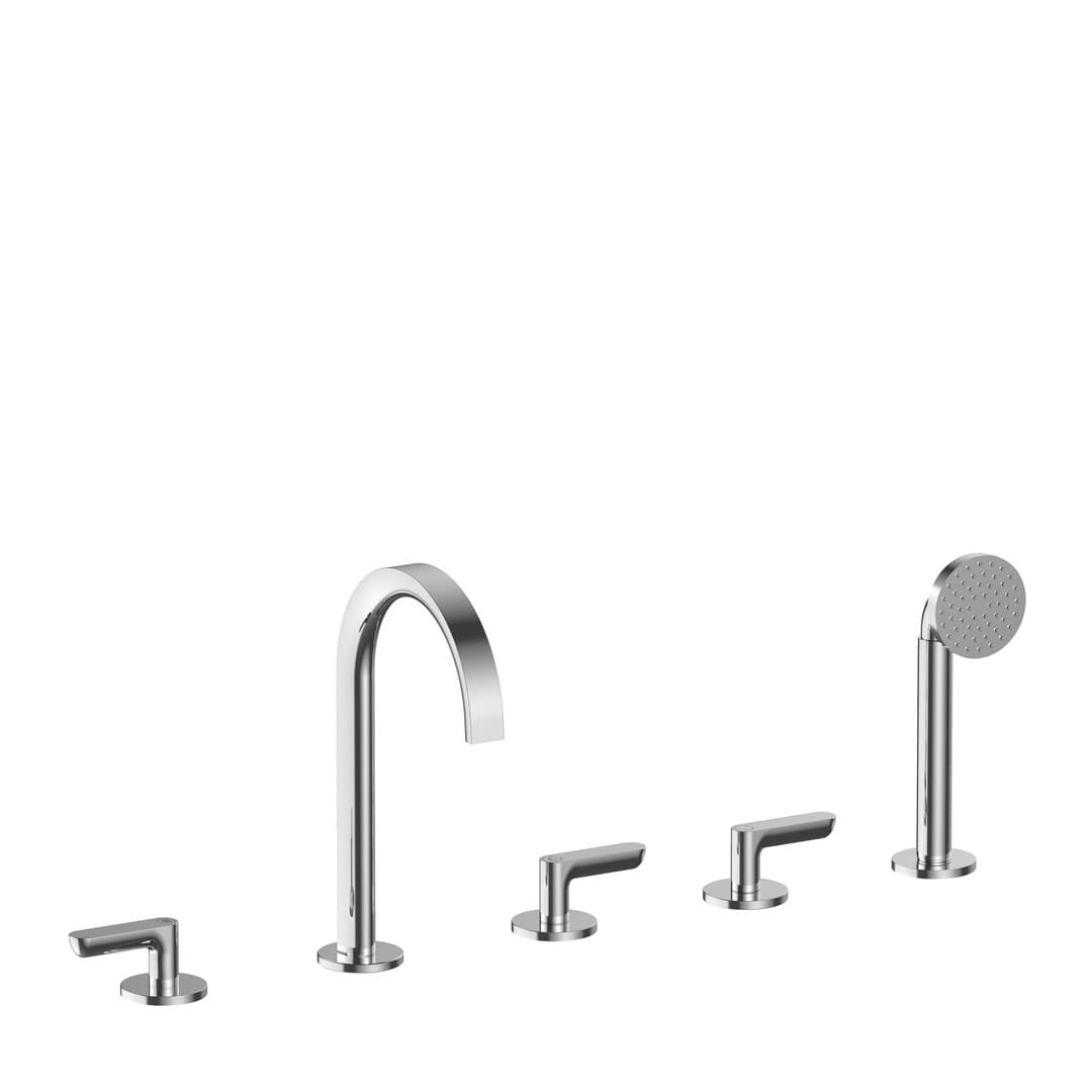 Fantini Icona Deco – Μπαταρία Μπανιέρας Πάγκου – Chrome (5302R165)