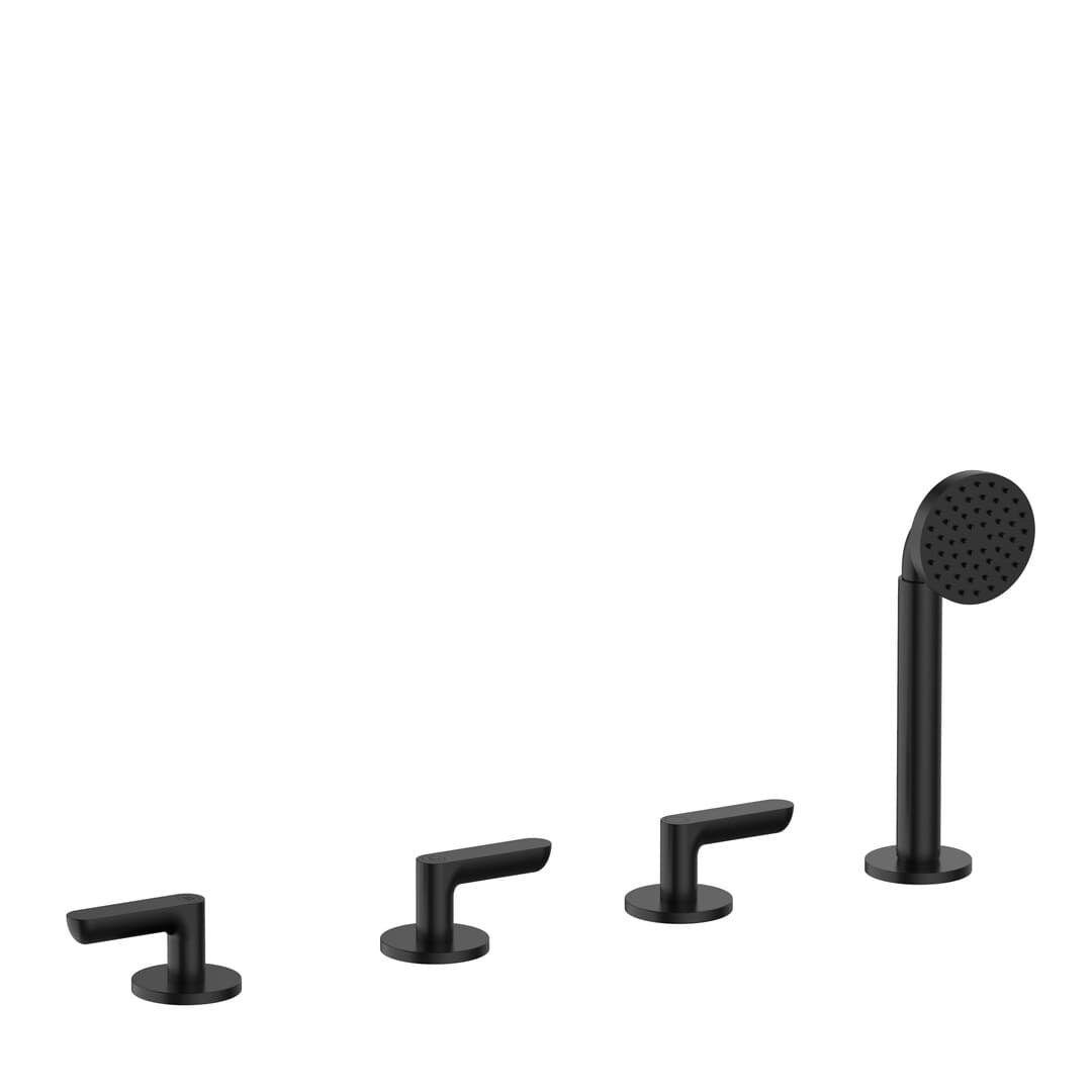 Fantini Icona Deco – Μπαταρία Μπανιέρας Πάγκου – Matt Black (5313R167)