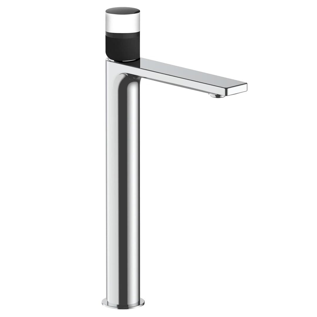 Fantini Nice – Μπαταρία Νιπτήρα Ψηλή – Chrome (6502S006SWF)