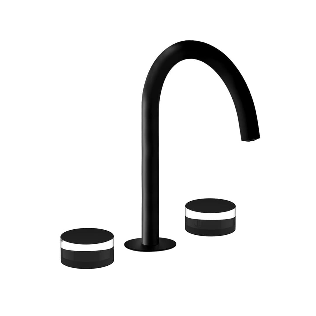 Fantini Nice – Μπαταρία Νιπτήρα – Matt Black (6513S104S)