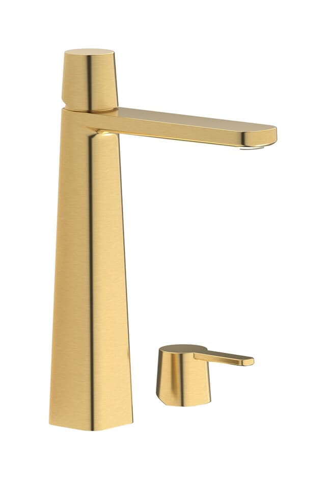 IB Rubinetterie Taaac – Μπαταρία Νιπτήρα Ψηλή – Brushed Gold (AA202OS)