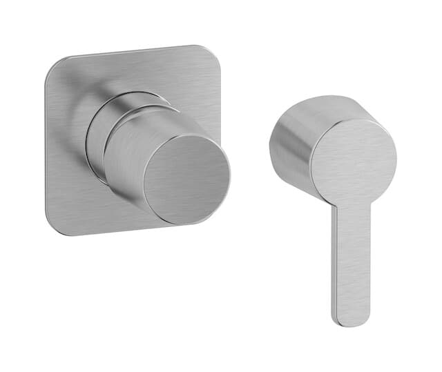 IB Rubinetterie Taaac – Μπαταρία Νιπτήρα Τοίχου – Brushed Nickel (AA300SS)