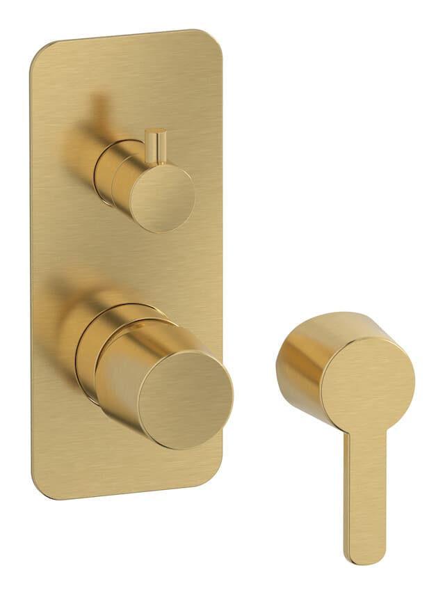 IB Rubinetterie Taaac – Εξωτερικά Μέρη Εντοιχισμού Ντους – Brushed Gold (AA310OS)