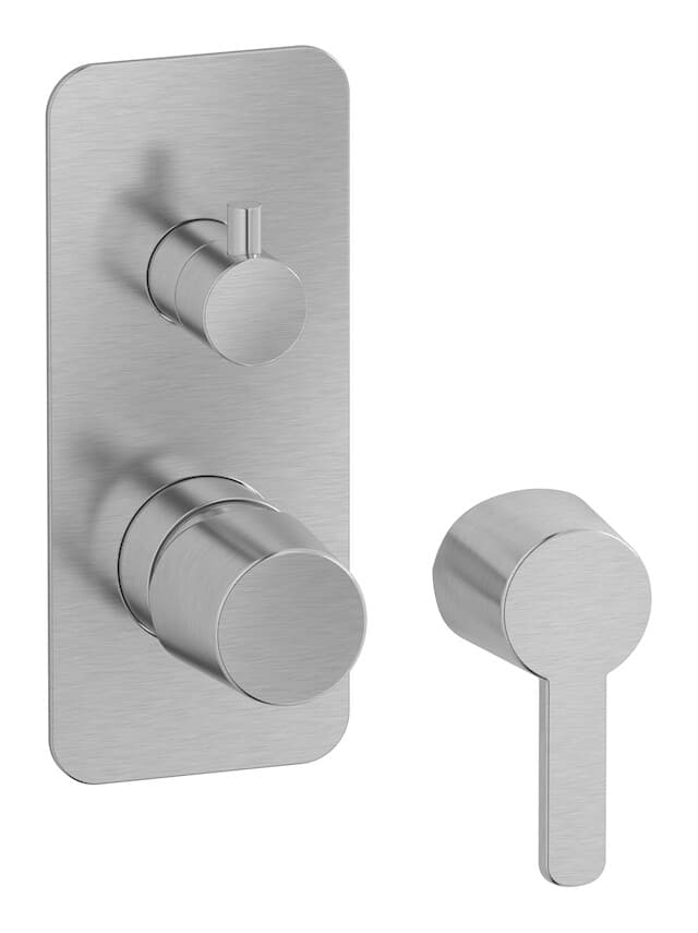 IB Rubinetterie Taaac – Μπαταρία Νιπτήρα Τοίχου – Brushed Nickel (AA310SS)