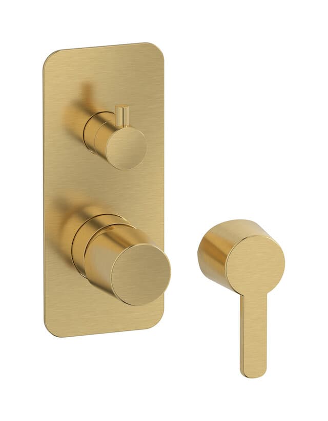 IB Rubinetterie Taaac – Μπαταρία Νιπτήρα Τοίχου – Brushed Gold (AA312OS)