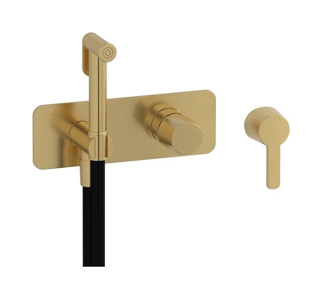 IB Rubinetterie Taaac – Μπαταρία Μπιντέ – Brushed Gold (AA706OS)
