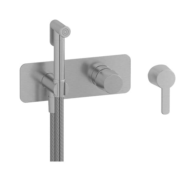 IB Rubinetterie Taaac – Μπαταρία Μπιντέ – Brushed Nickel (AA706SS)
