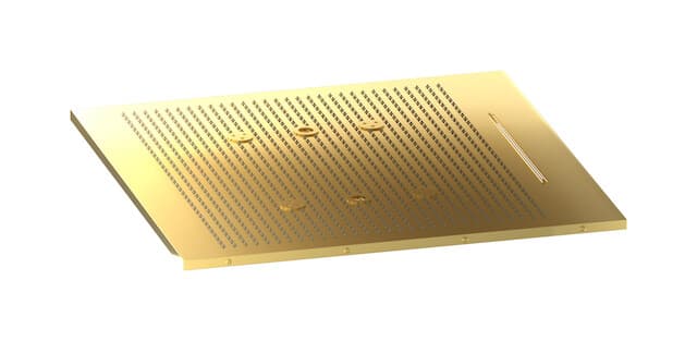 IB Rubinetterie Aquariva – Κεφαλή Ντους – Gold (AV630OO)