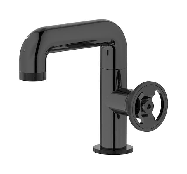 IB Rubinetterie Bold – Μπαταρία Νιπτήρα – Black Chrome (B1200CF)