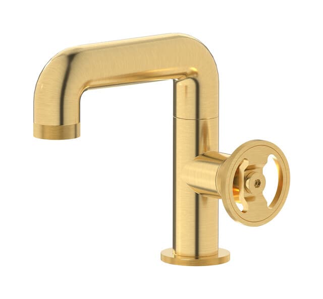 IB Rubinetterie Bold – Μπαταρία Νιπτήρα – Brushed Gold (B1200OS)