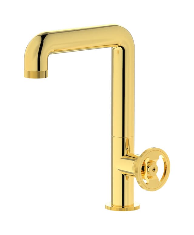 IB Rubinetterie Bold – Μπαταρία Νιπτήρα Ψηλή – Gold (B1202OO)