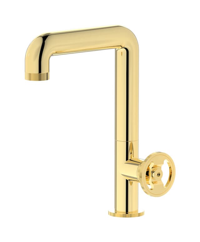 IB Rubinetterie Bold – Μπαταρία Νιπτήρα Ψηλή – Pale Gold (B1202II)