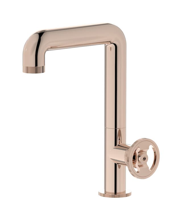 IB Rubinetterie Bold – Μπαταρία Νιπτήρα Ψηλή – Rose Gold (B1202RS)