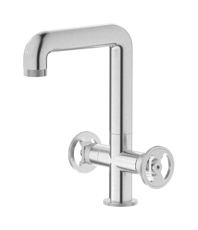 IB Rubinetterie Bold – Μπαταρία Νιπτήρα – Brushed Nickel (B1205SS)