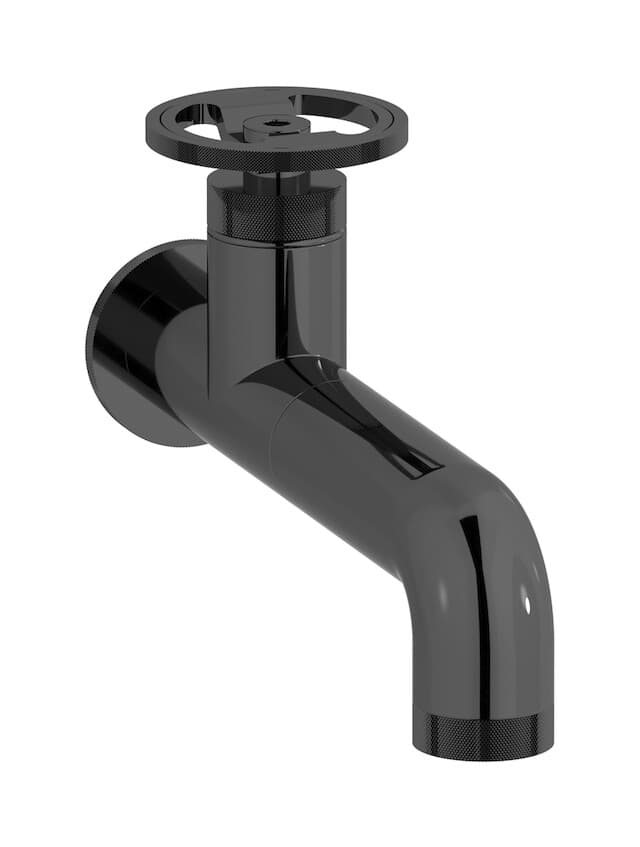IB Rubinetterie Bold – Μπαταρία Νιπτήρα Τοίχου – Black Chrome (B1209CF)