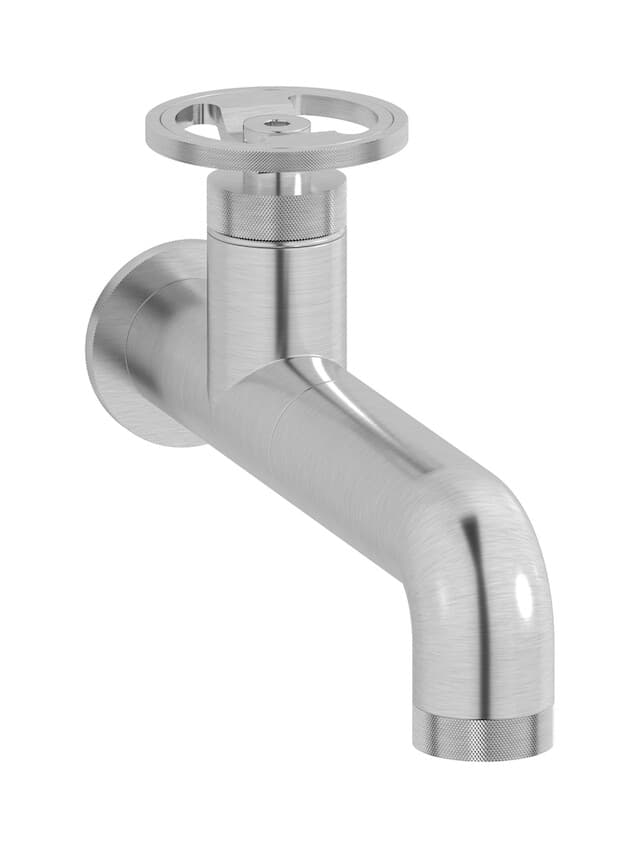IB Rubinetterie Bold – Μπαταρία Νιπτήρα Τοίχου – Brushed Nickel (B1209SS)