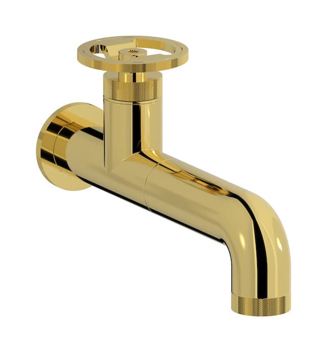 IB Rubinetterie Bold – Μπαταρία Νιπτήρα Τοίχου – Gold (B1209OO)