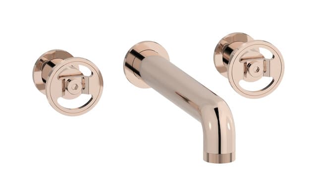 IB Rubinetterie Bold – Μπαταρία Νιπτήρα Τοίχου – Rose Gold (B1306RS)