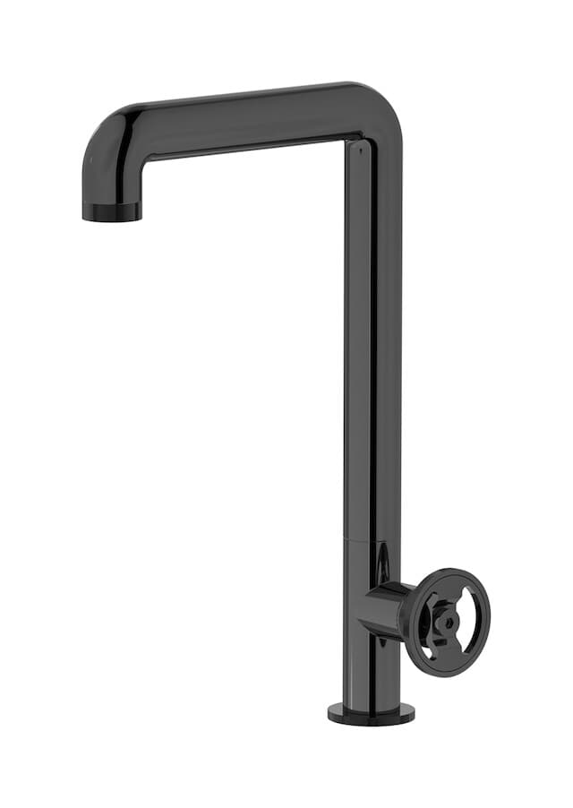 IB Rubinetterie Kitchen – Μπαταρία Κουζίνας – Black Chrome (B1370CF)