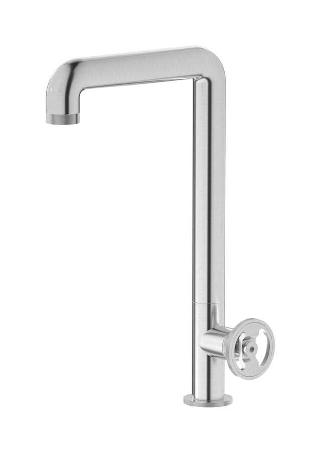 IB Rubinetterie Kitchen – Μπαταρία Κουζίνας – Brushed Nickel (B1370SS)