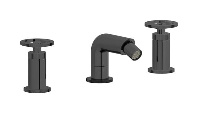 IB Rubinetterie Bold – Μπαταρία Μπιντέ – Black Chrome (B1393CF)