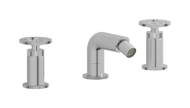 IB Rubinetterie Bold – Μπαταρία Μπιντέ – Brushed Nickel (B1393SS)