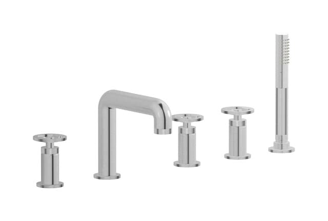 IB Rubinetterie Bold – Μπαταρία Μπανιέρας Πάγκου – Brushed Nickel (B1396SS)
