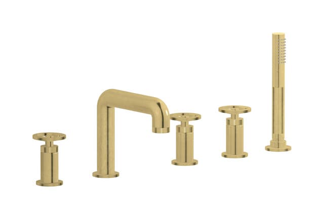 IB Rubinetterie Bold – Μπαταρία Μπανιέρας Πάγκου – Natural Brass (B1396ON)