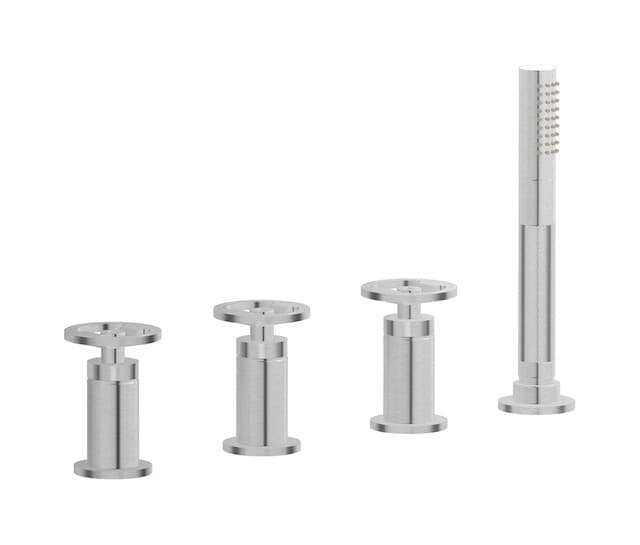 IB Rubinetterie Bold – Μπαταρία Μπανιέρας – Brushed Nickel (B1397SS)