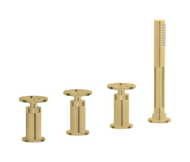 IB Rubinetterie Bold – Μπαταρία Μπανιέρας – Natural Brass (B1397ON)