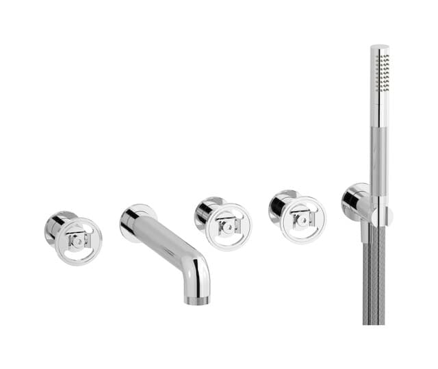 IB Rubinetterie Bold – Μπαταρία Μπανιέρας Τοίχου – Chrome (B1398CC)