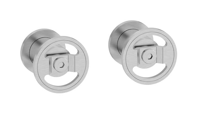 IB Rubinetterie Bold – Μπαταρία Νιπτήρα Τοίχου – Brushed Nickel (B1400SS)
