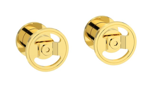 IB Rubinetterie Bold – Μπαταρία Νιπτήρα Τοίχου – Gold (B1400OO)