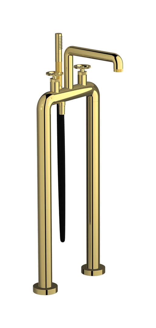 IB Rubinetterie Bold – Μπαταρία Μπανιέρας Δαπέδου – Gold (B1700OO)