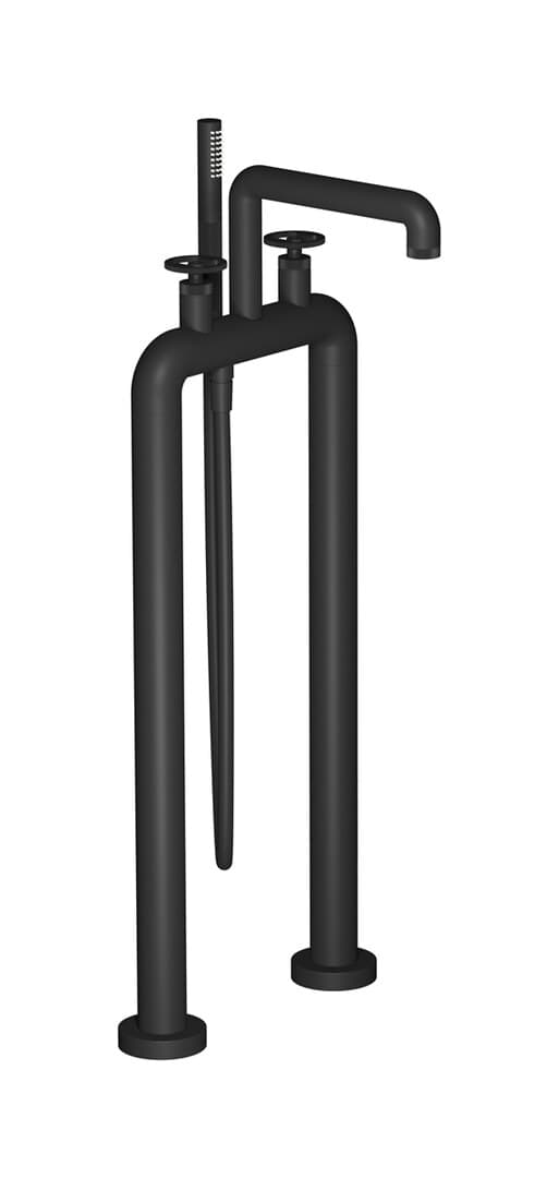 IB Rubinetterie Bold – Μπαταρία Μπανιέρας Δαπέδου – Matt Black (B1700NP)