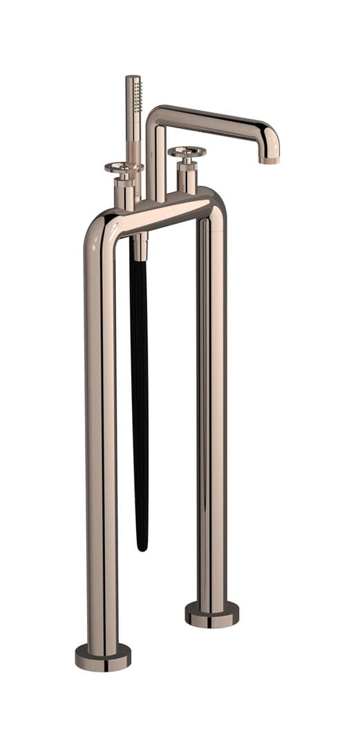 IB Rubinetterie Bold – Μπαταρία Μπανιέρας Δαπέδου – Rose Gold (B1700RS)