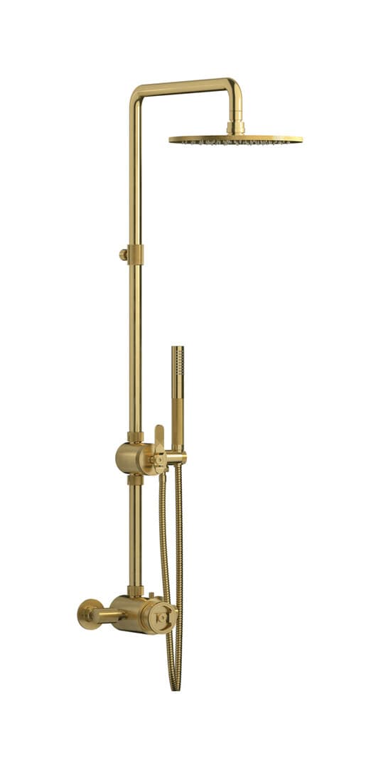 IB Rubinetterie Indoor Shower – Σετ Ντους – Natural Brass (B1800ON)