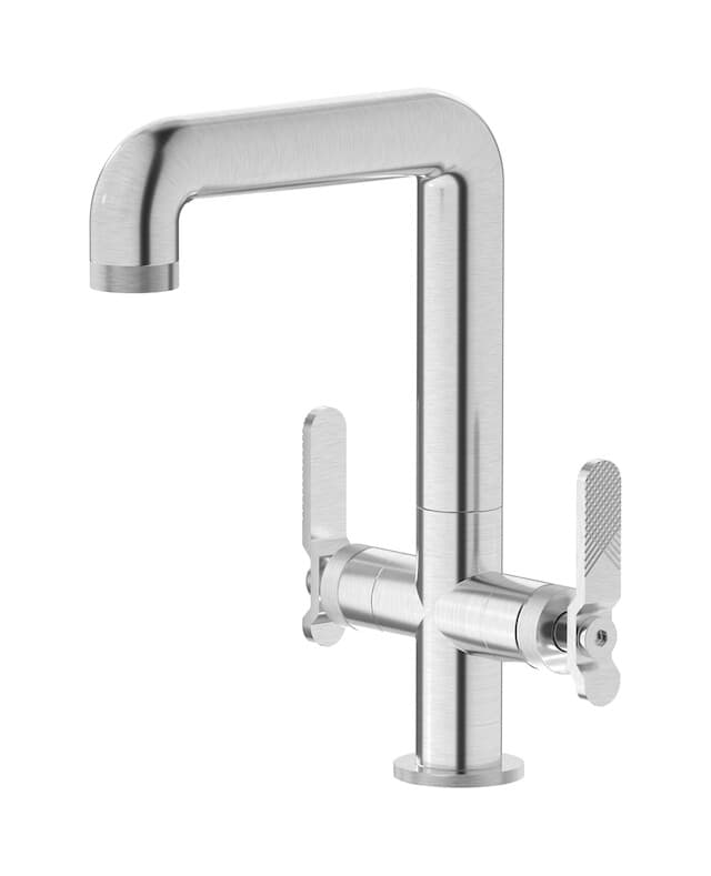 IB Rubinetterie Bold – Μπαταρία Νιπτήρα – Brushed Nickel (B2205SS)