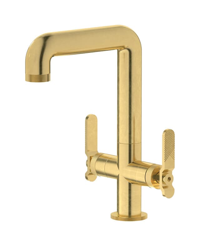 IB Rubinetterie Bold – Μπαταρία Νιπτήρα – Natural Brass (B2205ON)