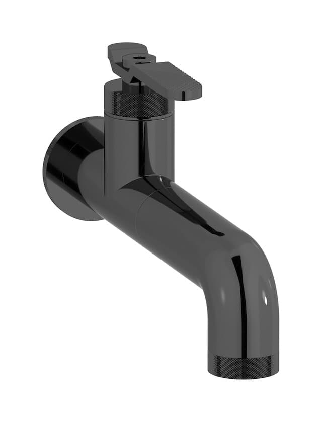 IB Rubinetterie Bold – Μπαταρία Νιπτήρα Τοίχου – Black Chrome (B2209CF)