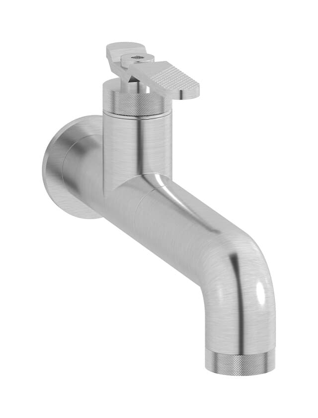 IB Rubinetterie Bold – Μπαταρία Νιπτήρα Τοίχου – Brushed Nickel (B2209SS)