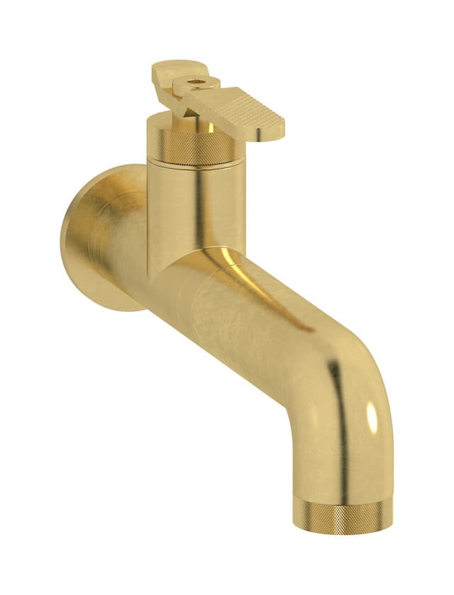 IB Rubinetterie Bold – Μπαταρία Νιπτήρα Τοίχου – Natural Brass (B2209ON)