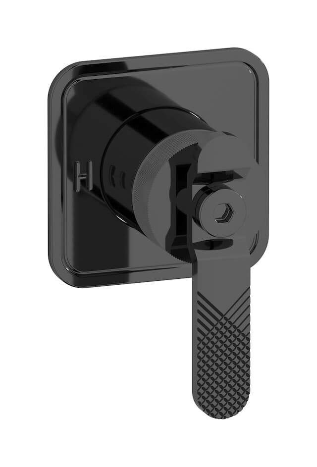 IB Rubinetterie Bold – Μπαταρία Νιπτήρα Τοίχου – Black Chrome (B2300CF)